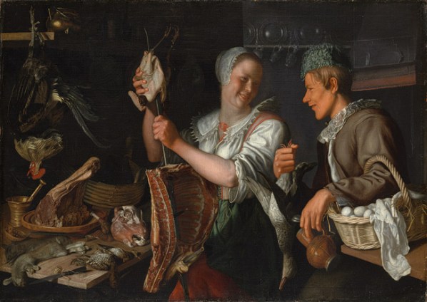 Pieter Wtewael "Kitchen Scene" c. 1620. image courtesy of www.metmuseum.org