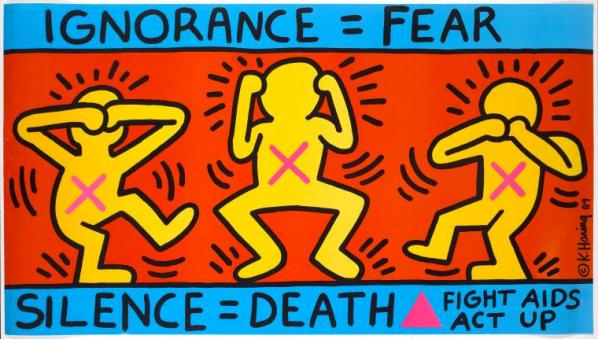 Keith Haring, Ignorance, 1989. 