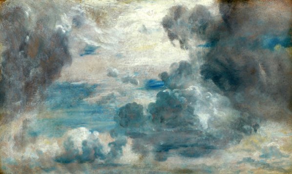 John Constable, Cloud Study, ca. 1822. image courtesy of www.collections.frick.org