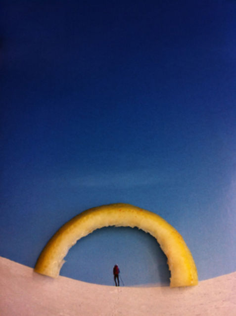 Nina Katchadourian, Lemon Arch, Seat Assignment project, 2010_ongoing, 2015, C-print, 45 × 35 in